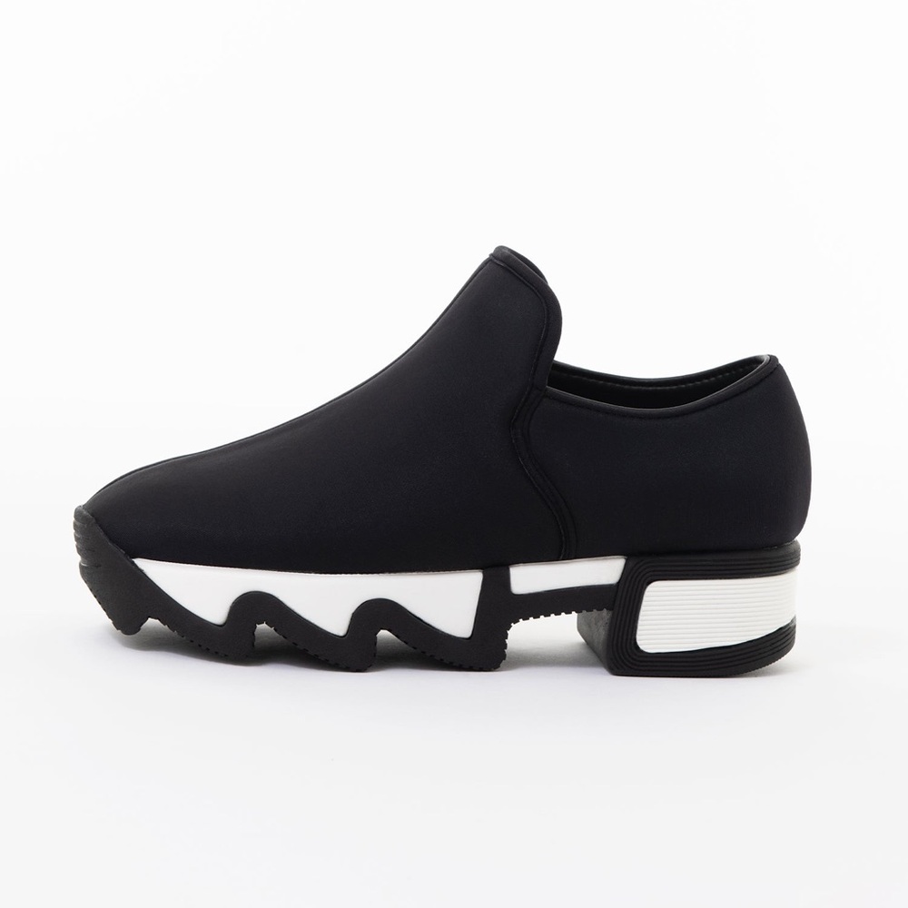 iRi NYC WES I Black Outline Low Top Sneakers Size EU 40.5 / US 10.5